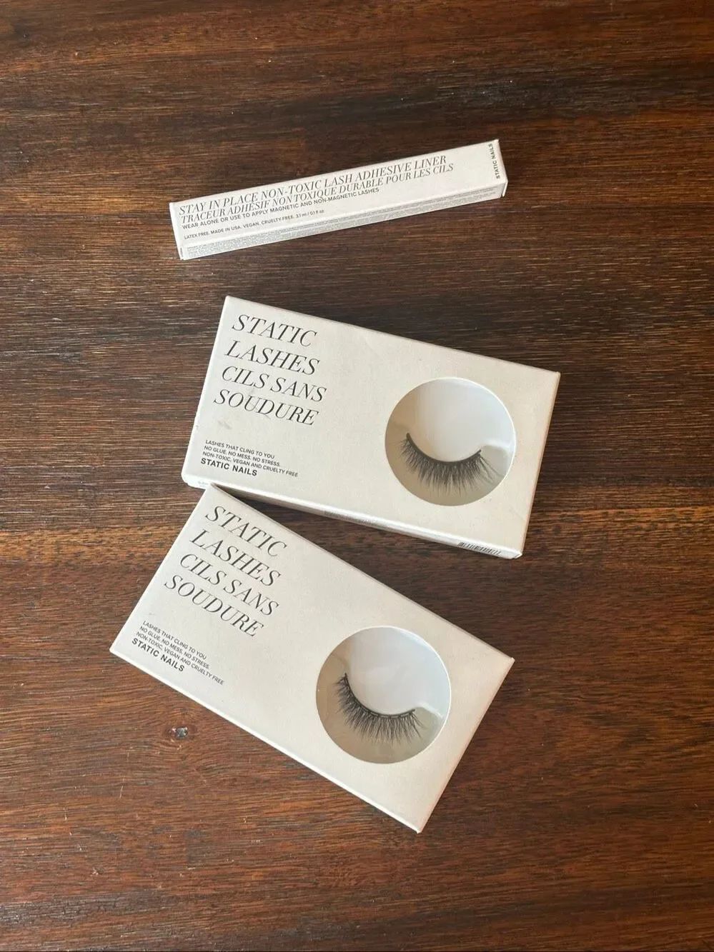 Static lashes and Liner